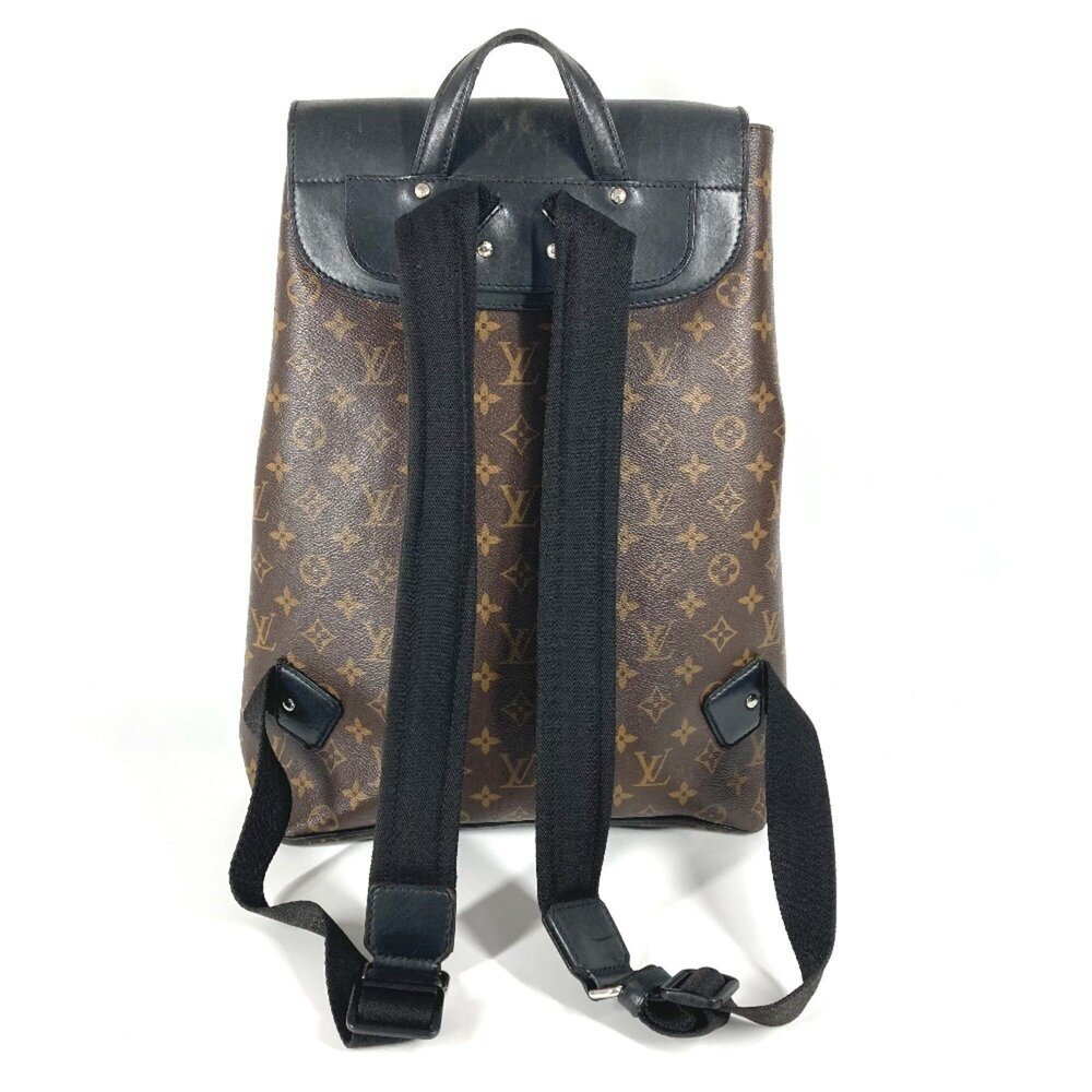 LOUIS VUITTON Authentic Black Monogram Leather Backpack - Picture 16 of 16